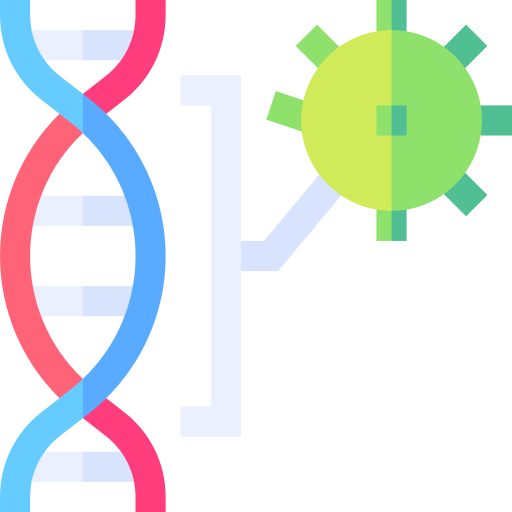 dna 검사 Basic Straight Flat icon