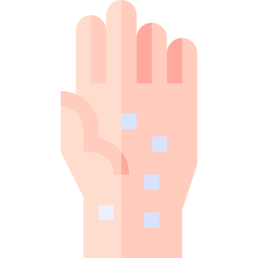 vitiligo Basic Straight Flat Icône