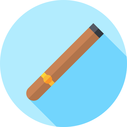 sigaar Flat Circular Flat icoon