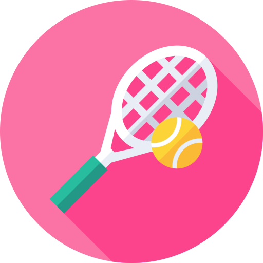 Теннис Flat Circular Flat иконка