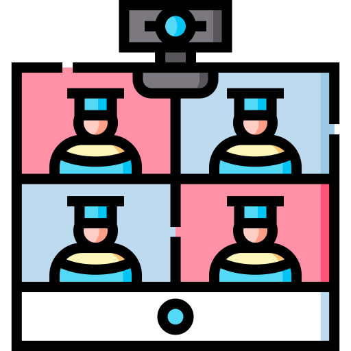 online-veranstaltung Detailed Straight Lineal color icon