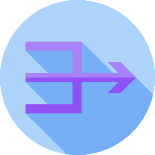マージ Flat Circular Flat icon