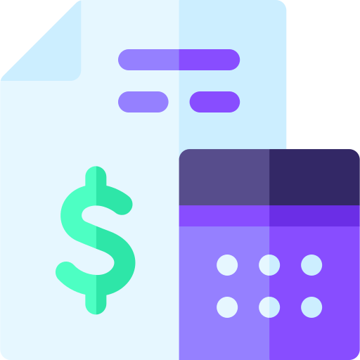 contabilidad Basic Rounded Flat icono