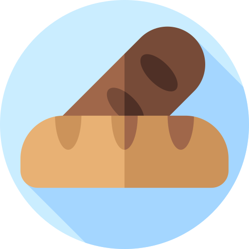 パン Flat Circular Flat icon
