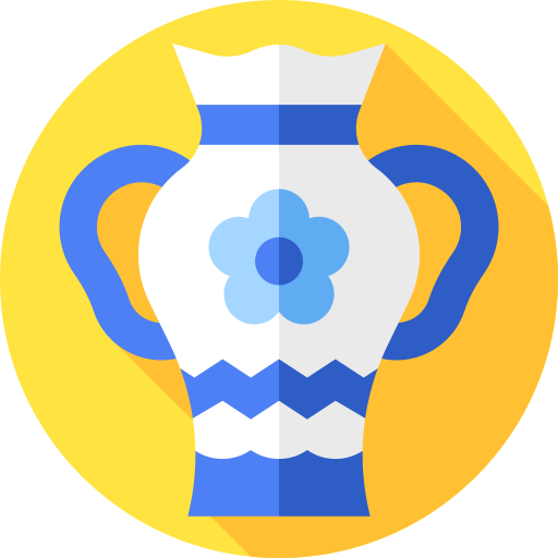 vase Flat Circular Flat icon