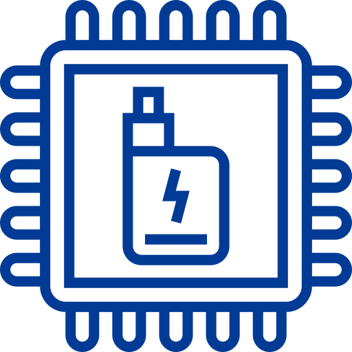 cpu Detailed bright Lineal icoon