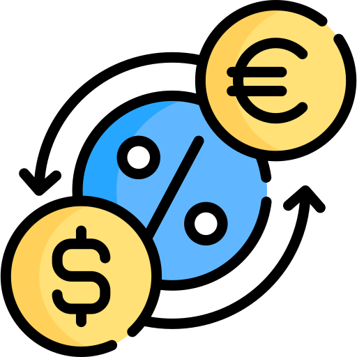 Exchange rate Special Lineal color icon