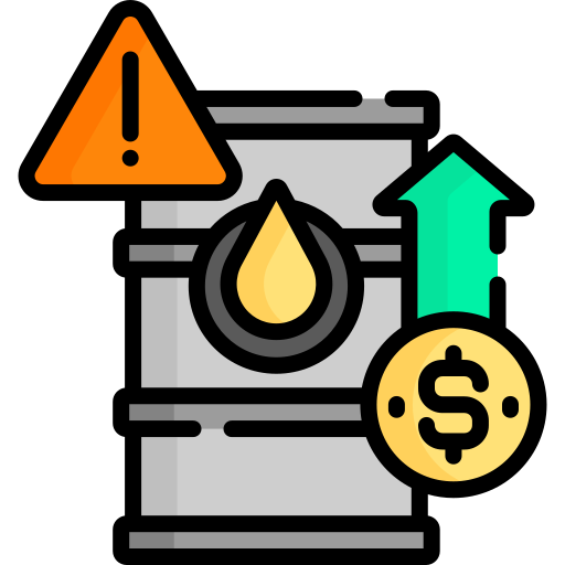 Цена на нефть Special Lineal color иконка