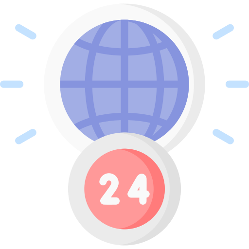 24 stunden Special Flat icon