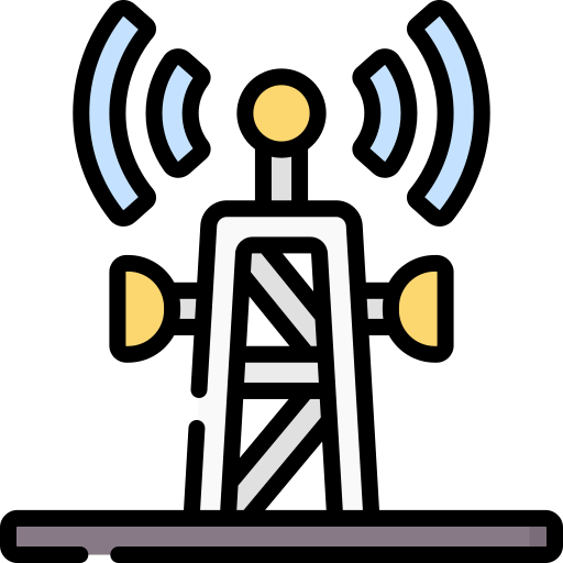 torre de señal Special Lineal color icono