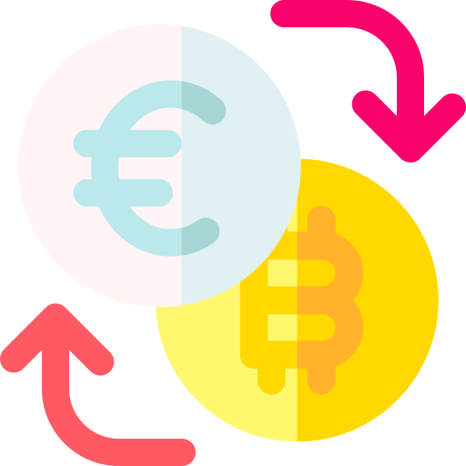 aandelenbeurs Basic Rounded Flat icoon