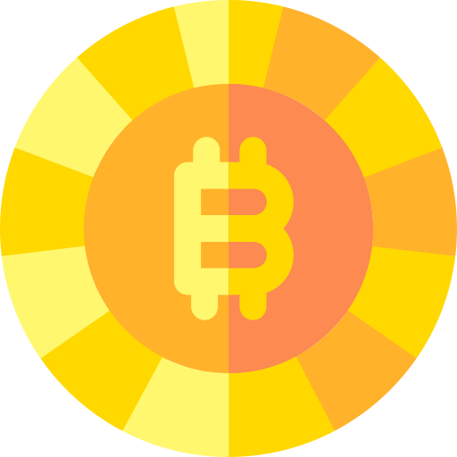 bitcoiny Basic Rounded Flat ikona