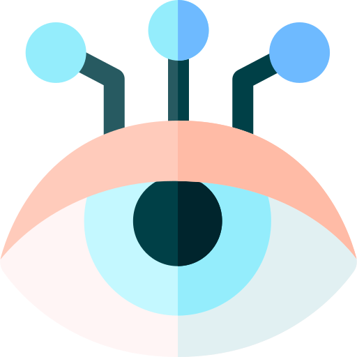 Eye Basic Rounded Flat icon