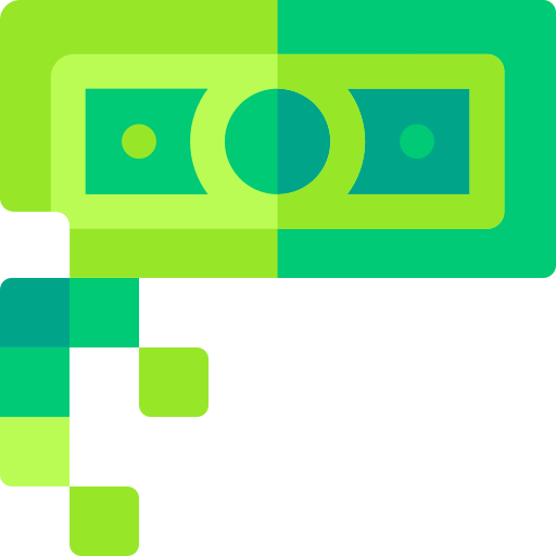argent numérique Basic Rounded Flat Icône