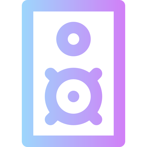Speaker Super Basic Rounded Gradient icon