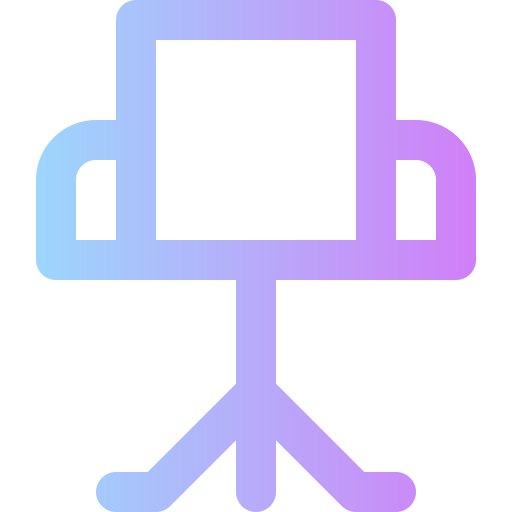 Music stand Super Basic Rounded Gradient icon