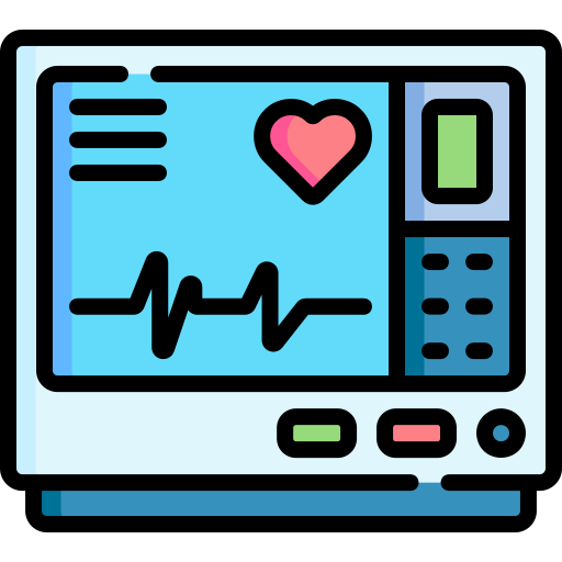 Electrocardiogram Special Lineal color icon