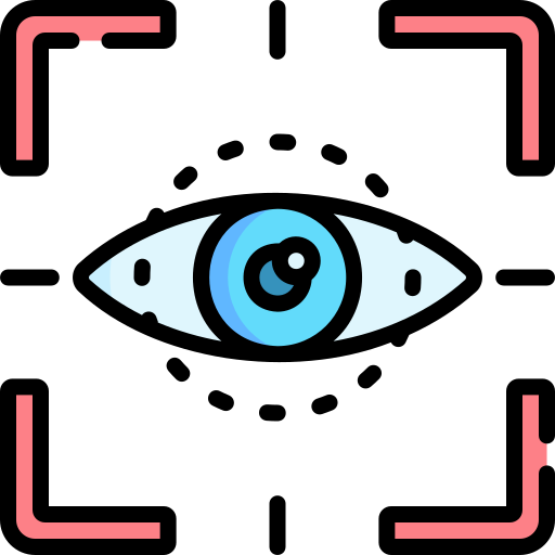 test oczu Special Lineal color ikona
