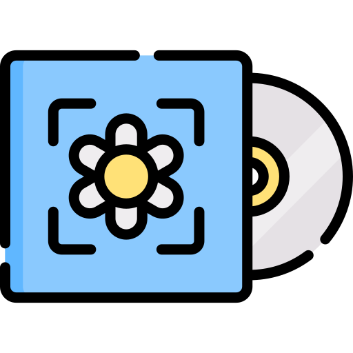 discos compactos Special Lineal color icono