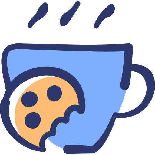Coffee break Basic Hand Drawn Lineal Color icon