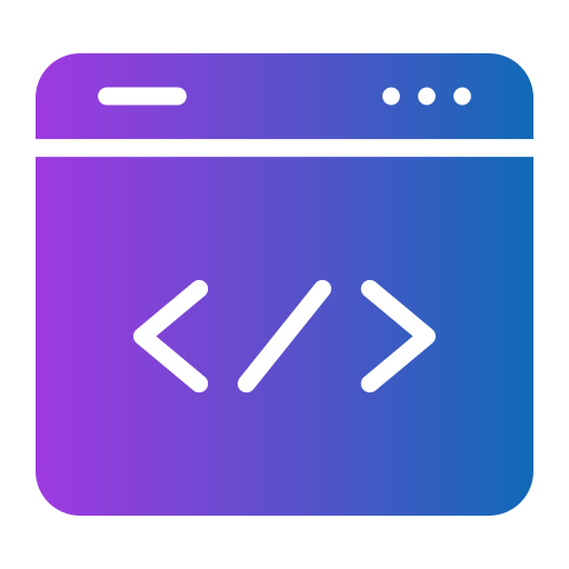 코딩 Generic Flat Gradient icon