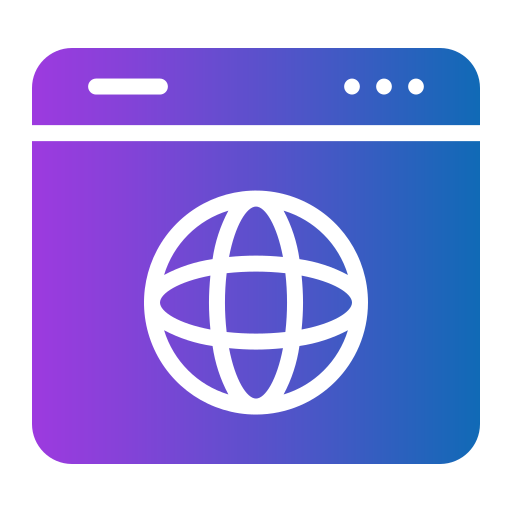 web Generic Flat Gradient icono