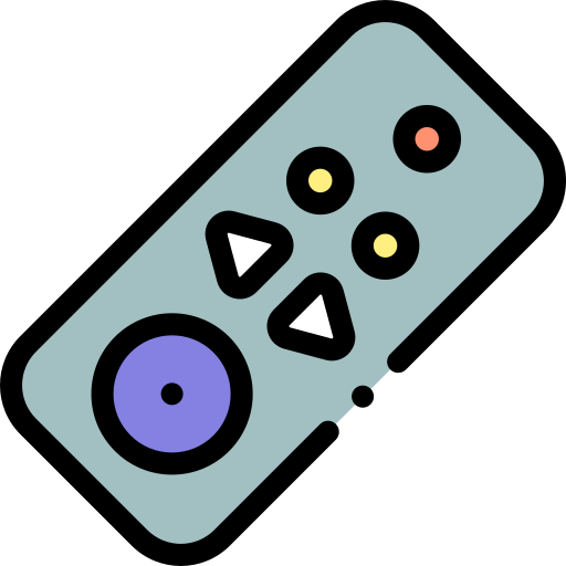 リモコン Detailed Rounded Lineal color icon