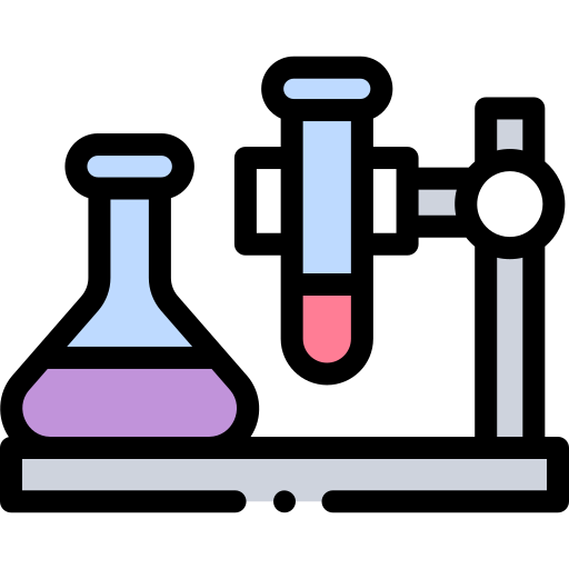 Lab Detailed Rounded Lineal color icon