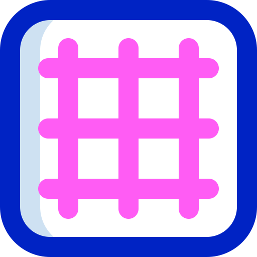 Grid Super Basic Orbit Color icon