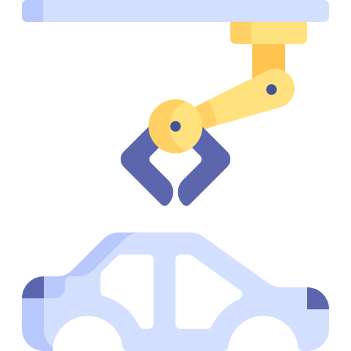 Car manufacturing Special Flat icon