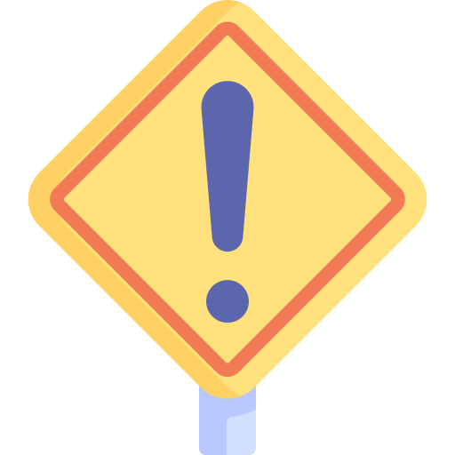Danger sign Special Flat icon