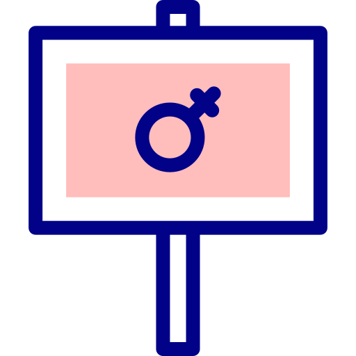 女性 Detailed Mixed Lineal color icon