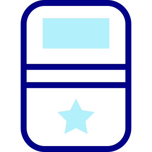 tarcza policyjna Detailed Mixed Lineal color ikona