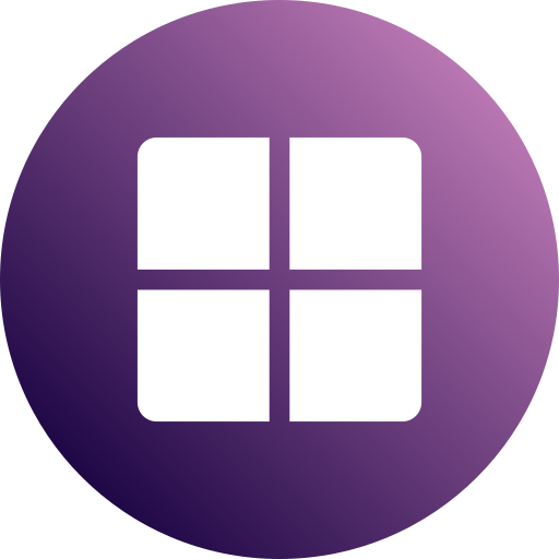 Layout Generic Flat Gradient icon