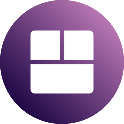 layout Generic Flat Gradient icon