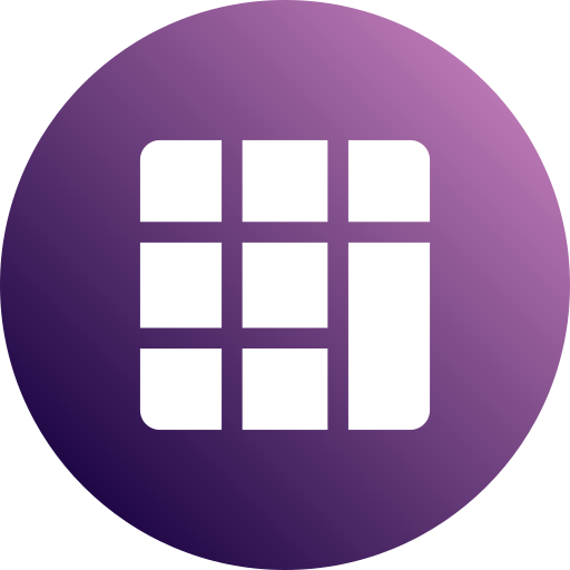 Layout Generic Flat Gradient icon