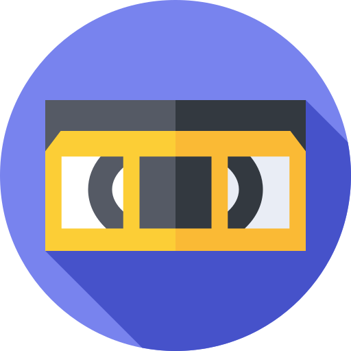 videoregistratore Flat Circular Flat icona