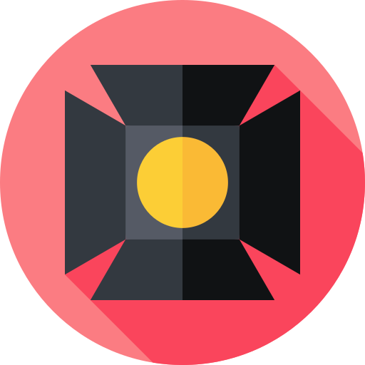 scheinwerfer Flat Circular Flat icon