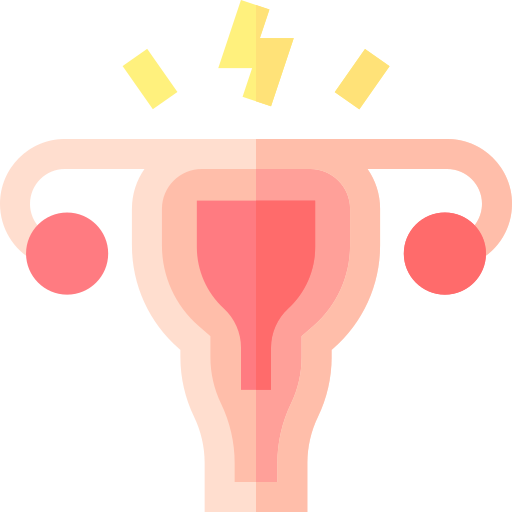 Менструальная боль Basic Straight Flat иконка