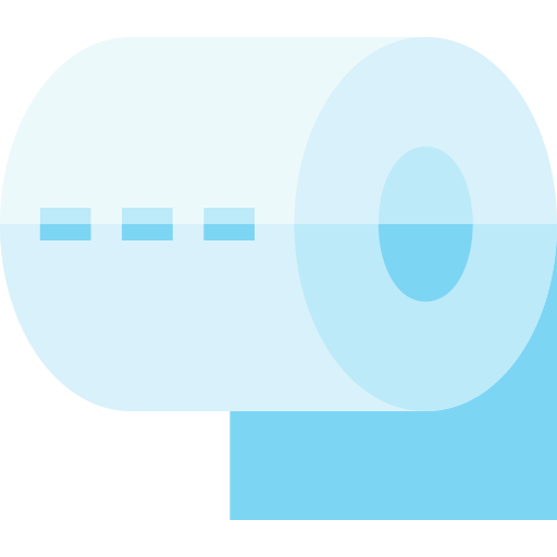 papel higienico Basic Straight Flat icono