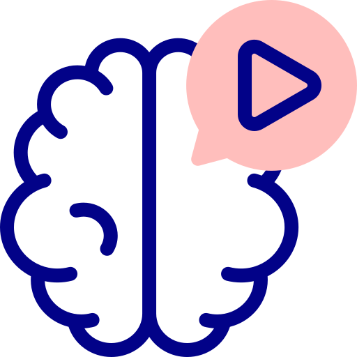 Мозг Detailed Mixed Lineal color иконка