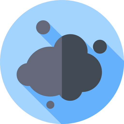Dust Flat Circular Flat icon