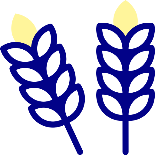 Пшеница Detailed Mixed Lineal color иконка