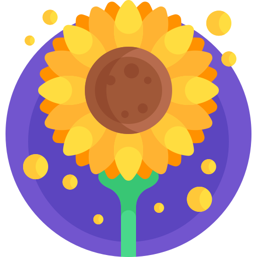 pyłek kwiatowy Detailed Flat Circular Flat ikona