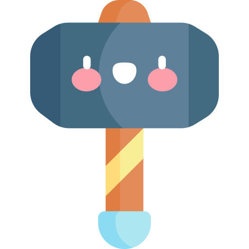 Hammer Kawaii Flat icon