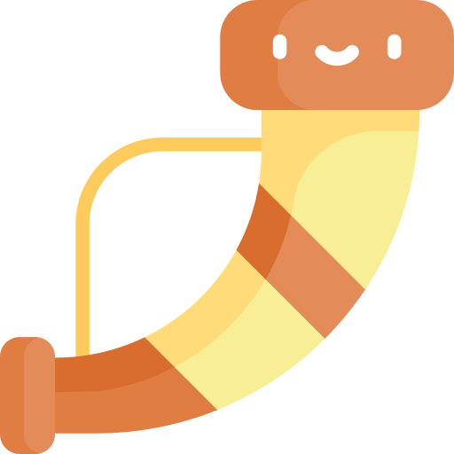 Horn Kawaii Flat icon