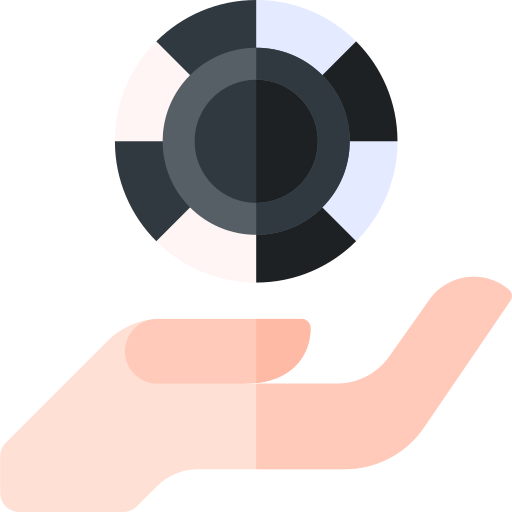 pokerchip Basic Rounded Flat icoon