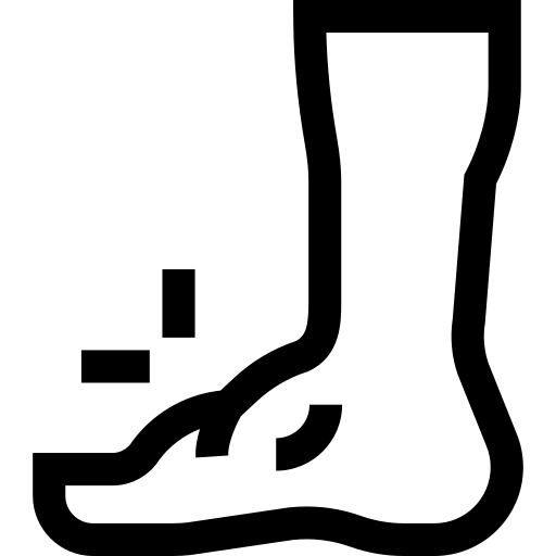 oedeem Basic Straight Lineal icoon