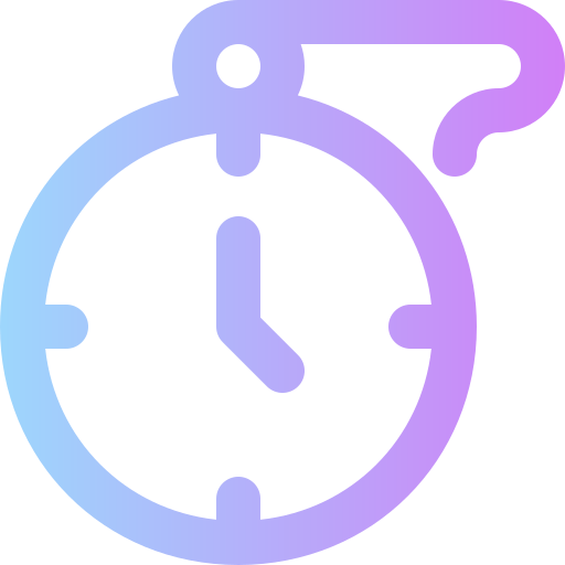 Pocket watch Super Basic Rounded Gradient icon