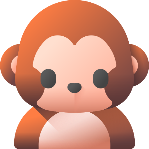 Monkey 3D Color icon